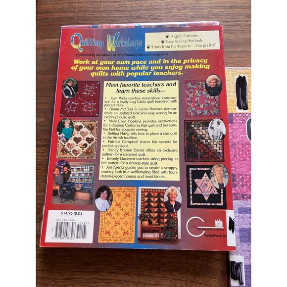 Lot of 3 Quilting Books EX-Library | Sampler, Grid Quilts, Quilting Workshop - Picture 9 of 9